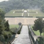 Widok na polski cmentarz na Monte Cassino