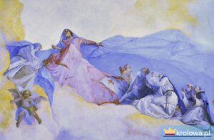 Fragment kopuły sanktuarium pompejańskiego - wizja św. Dominika