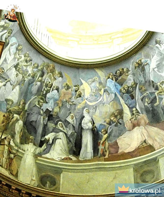 Fragment kopuły sanktuarium pompejańskiego
