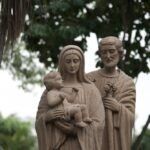 Figura świętej rodziny. Jezus Maryja Józef