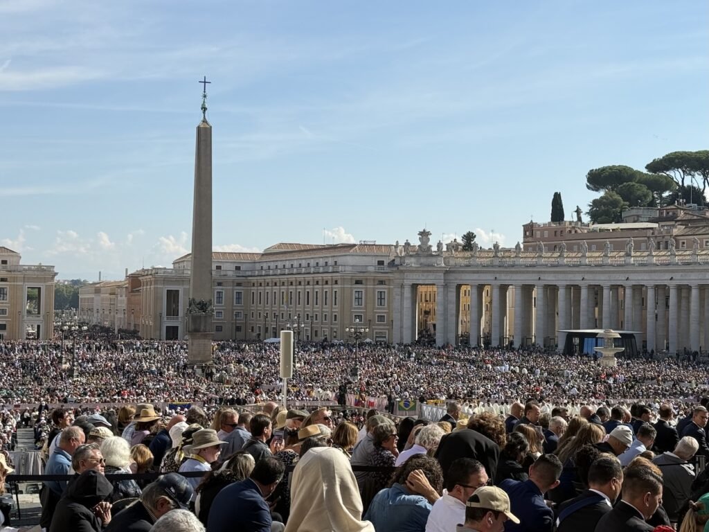 Wierni na Placu św. Piotra