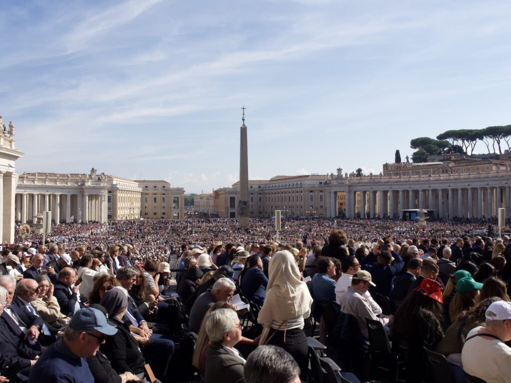 Wierni na Placu św. Piotra